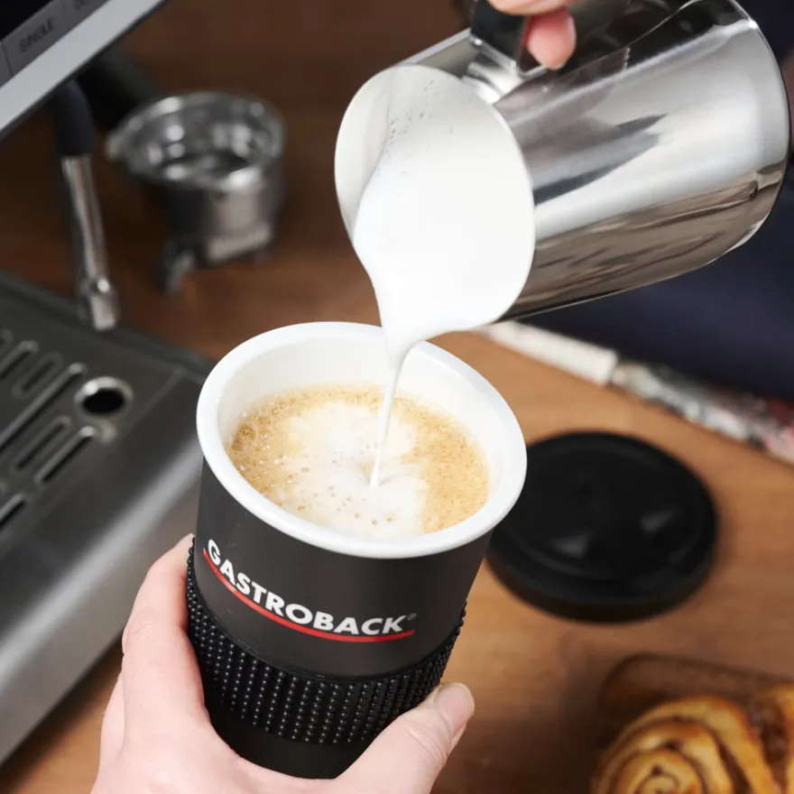 GASTROBACK Coffee to Go Becher aus Porzellan 0,4 L* Zubehör|Zubehör