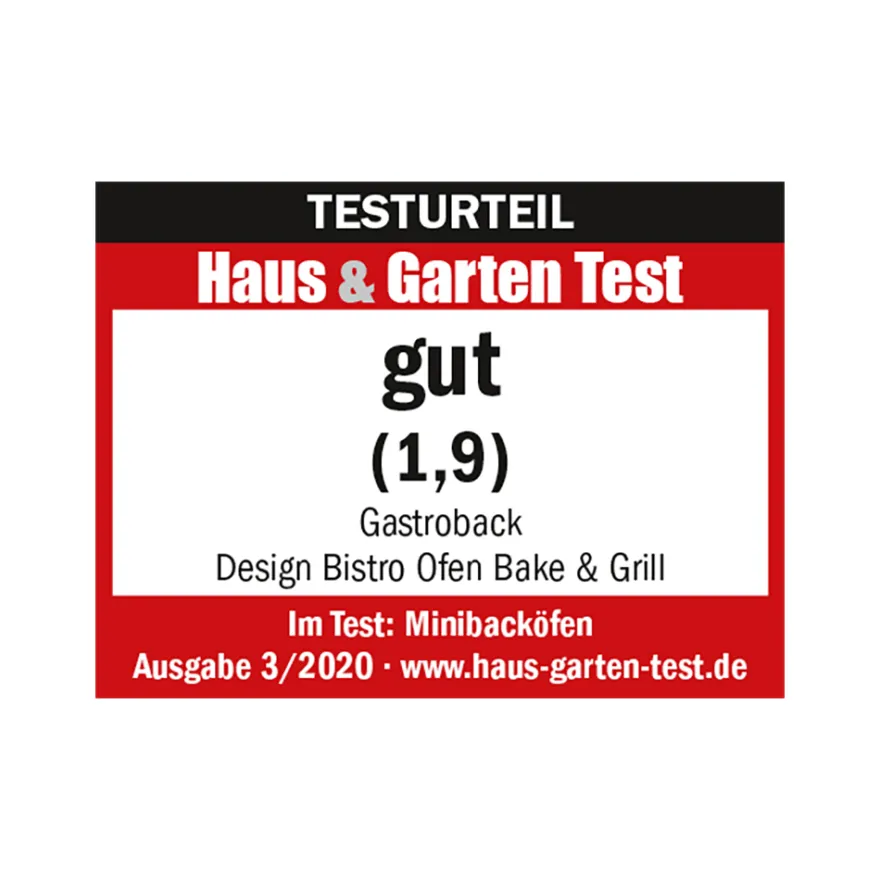 GASTROBACK Design Bistro Ofen Bake & Grill* Minibackofen