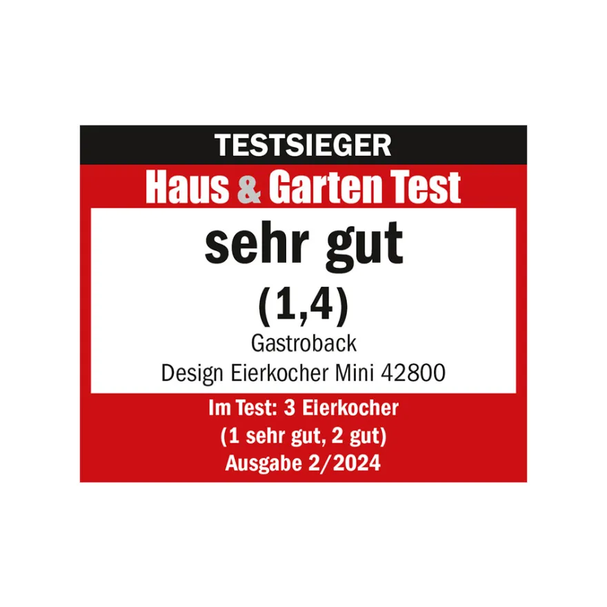 GASTROBACK Design Eierkocher Mini* Eierkocher