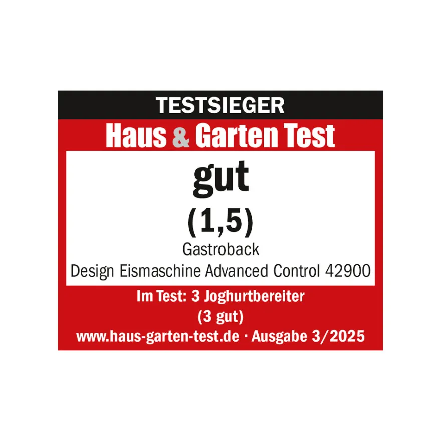 GASTROBACK Design Eismaschine Advanced Control* Eismaschine & Ice Shaver