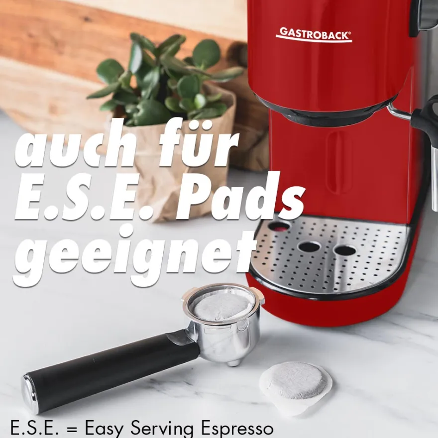 GASTROBACK Design Espresso Piccolo Rot* Espressomaschinen