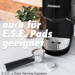 GASTROBACK Design Espresso Piccolo Schwarz* Espressomaschinen