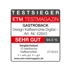 GASTROBACK Design Kaffeemühle Digital* Kaffeemühlen