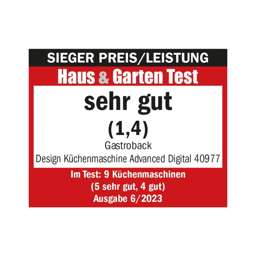 GASTROBACK Design Küchenmaschine Advanced Digital* Küchenmaschine
