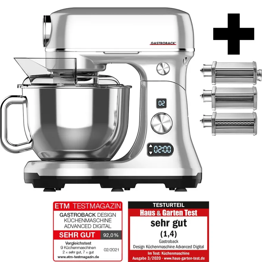 GASTROBACK Design Küchenmaschine Advanced Digital inkl. Pasta* Küchenmaschine