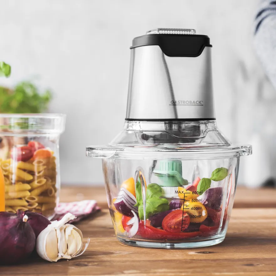 GASTROBACK Design Mini Chopper Plus* Zerkleinerer, Elektromesser & Food Processor