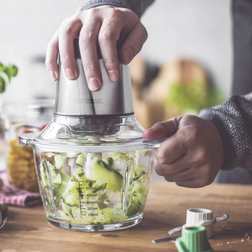 GASTROBACK Design Mini Chopper Plus* Zerkleinerer, Elektromesser & Food Processor