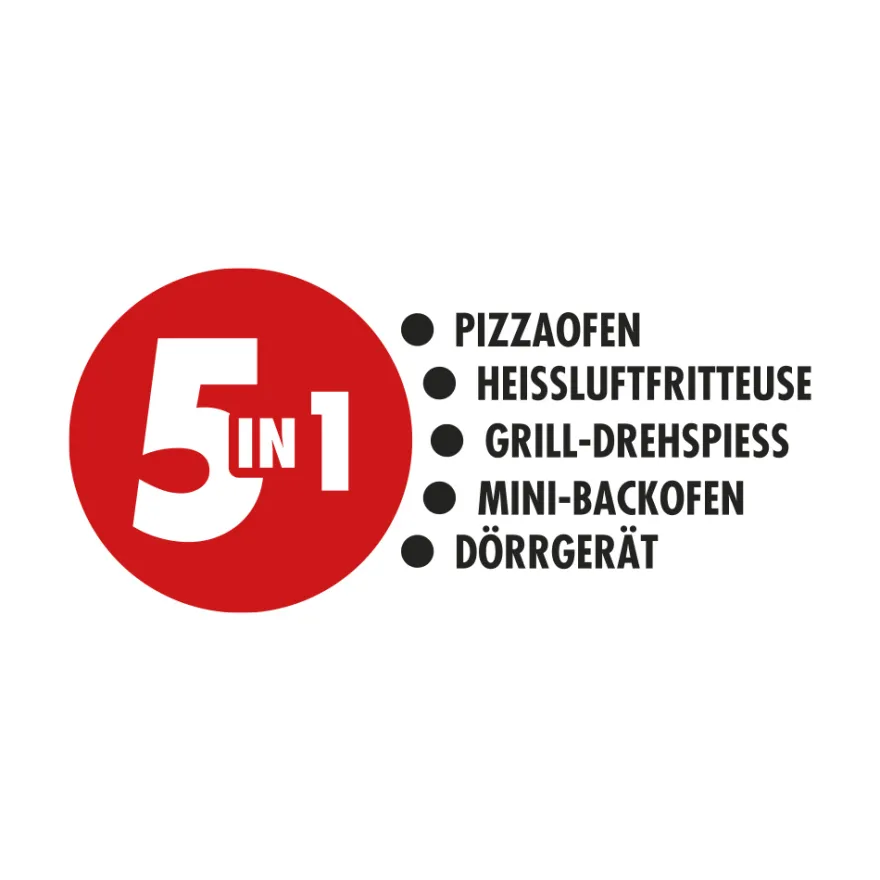 GASTROBACK Design Ofen Air Fry & Pizza* Minibackofen
