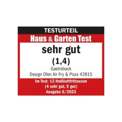GASTROBACK Design Ofen Air Fry & Pizza* Minibackofen