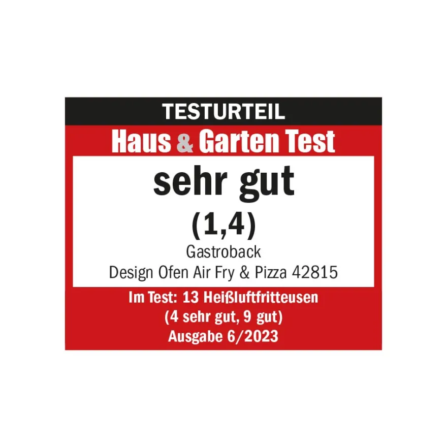 GASTROBACK Design Ofen Air Fry & Pizza* Minibackofen