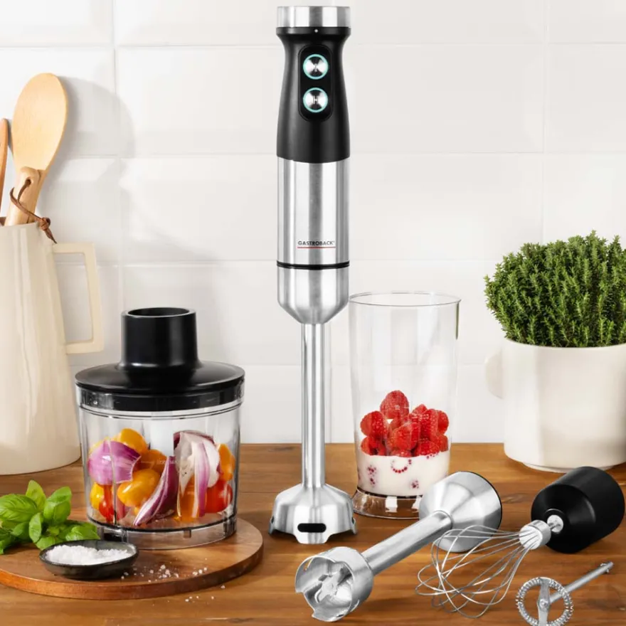 GASTROBACK Design Power Stabmixer Set 5-in-1* Stabmixer & Akku-Stabmixer