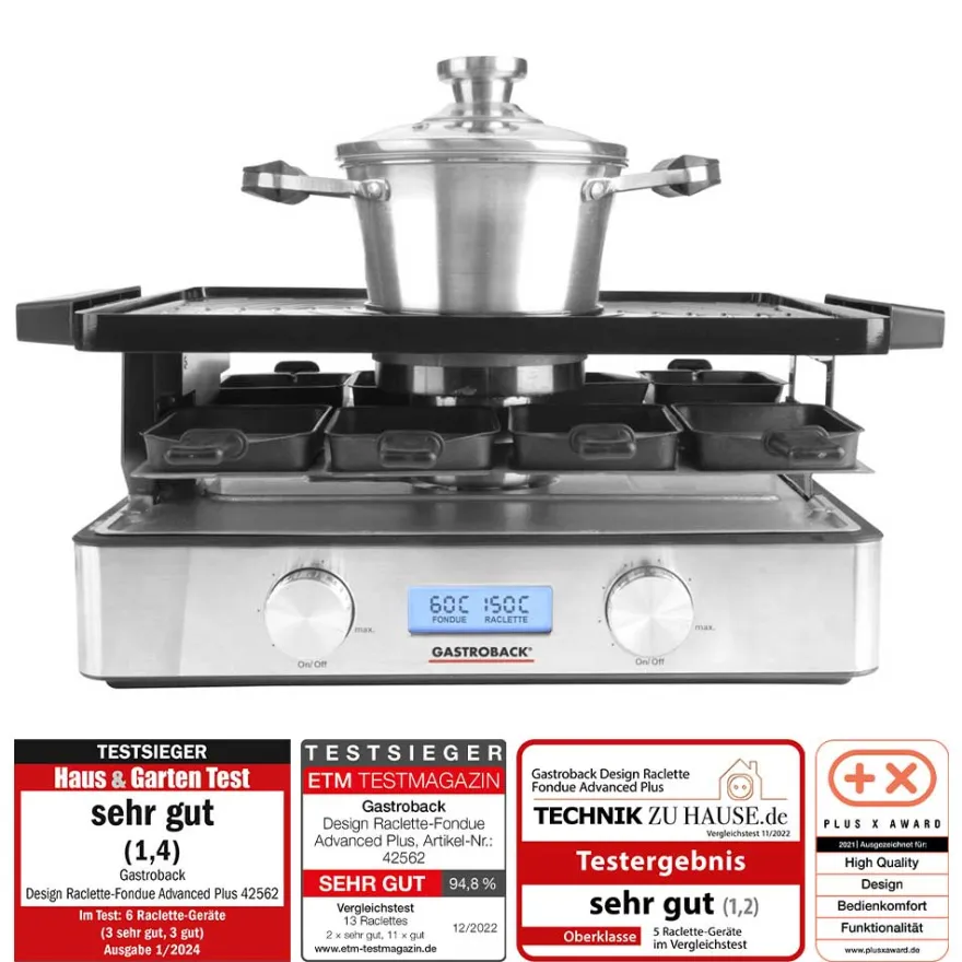GASTROBACK Design Raclette-Fondue Advanced Plus* Raclette & Fondue
