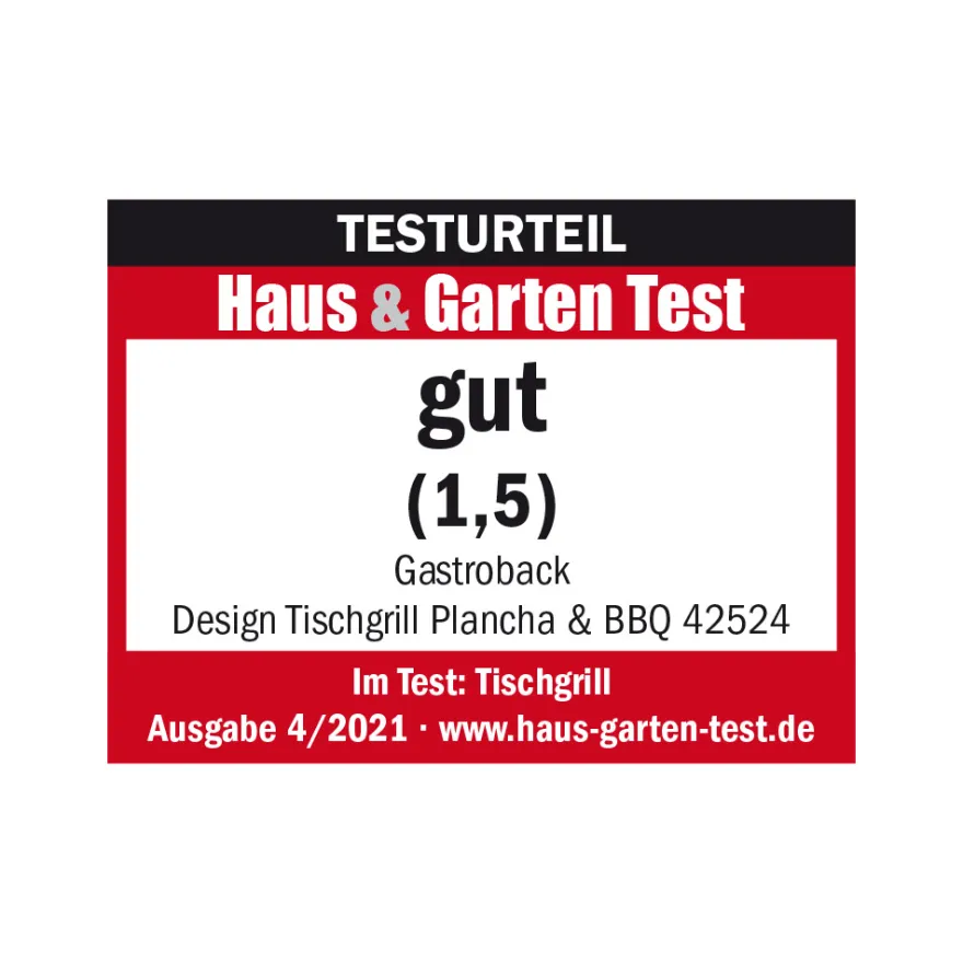 GASTROBACK Design Tischgrill Plancha & BBQ* Kontakt-, Elektro- & Tischgrill