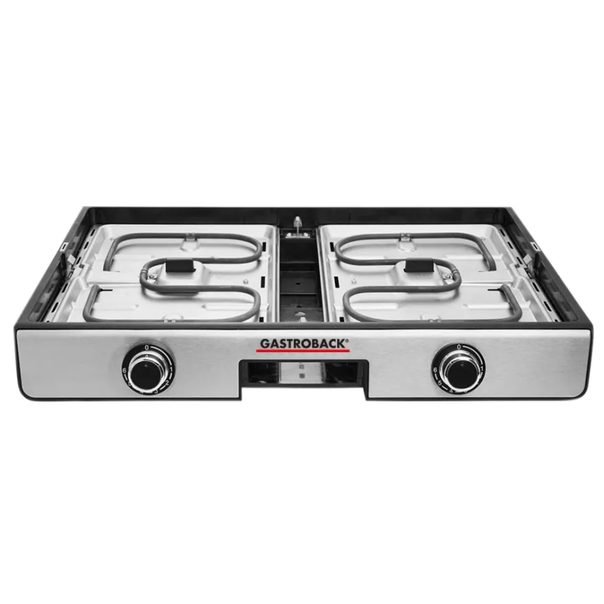 GASTROBACK Design Tischgrill Plancha & BBQ* Kontakt-, Elektro- & Tischgrill