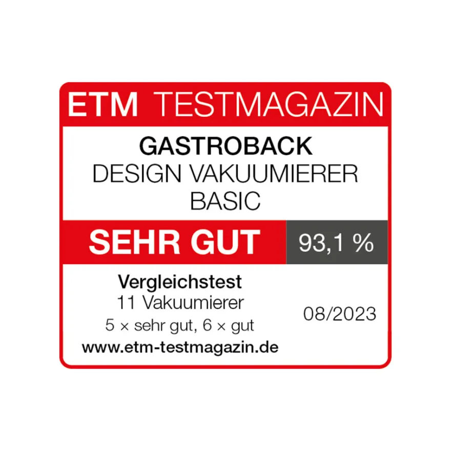 GASTROBACK Design Vakuumierer Basic* Vakuumierer