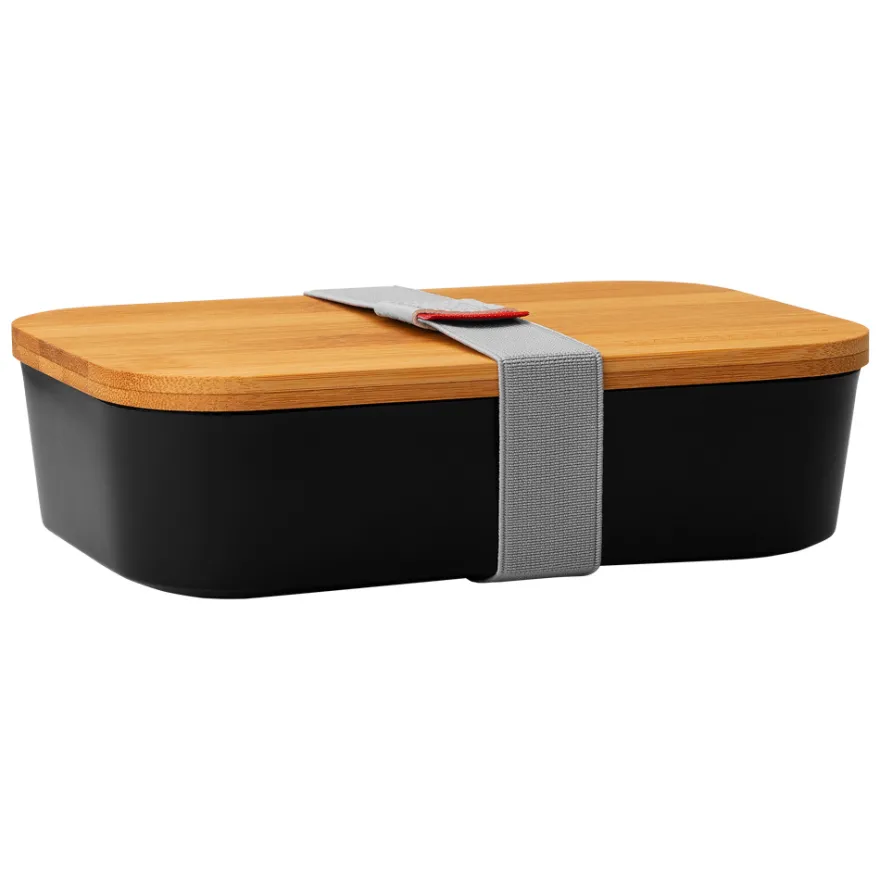 GASTROBACK Lunchbox schwarz, mit Bambusdeckel* Home