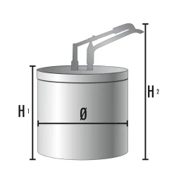 GASTROBACK Gebäckfüllm. mit Hebelbed. 1-tlg.10 l* Gebäckfüllmaschine
