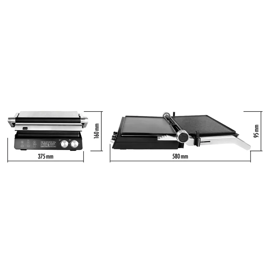 GASTROBACK Gourmet Multigrill BBQ Pro Smart* Kontakt-, Elektro- & Tischgrill