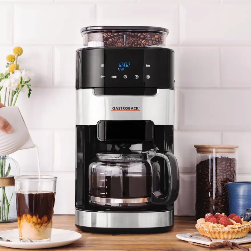 GASTROBACK Kaffeemaschine Grind & Brew Pro* Filterkaffeemaschinen