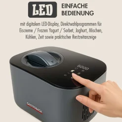 GASTROBACK Mini Gelateria 2-in-1 Kompressor-Eismaschine 1 l* Eismaschine & Ice Shaver