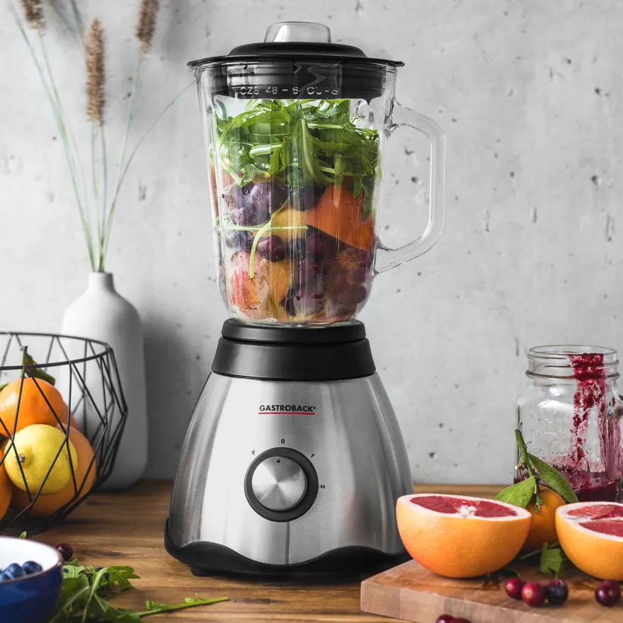 GASTROBACK Vital Mixer* Mixer, Standmixer, Hochleistungsmixer & Smoothie To Go Mixer