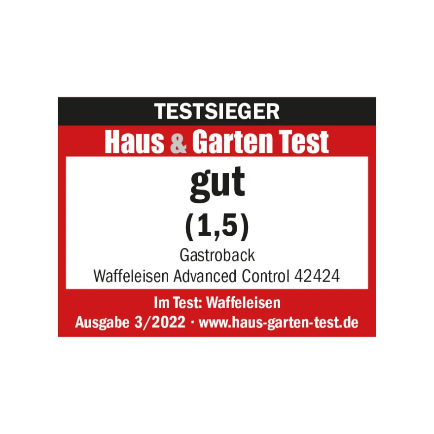 GASTROBACK Waffeleisen Advanced Control* Waffeleisen